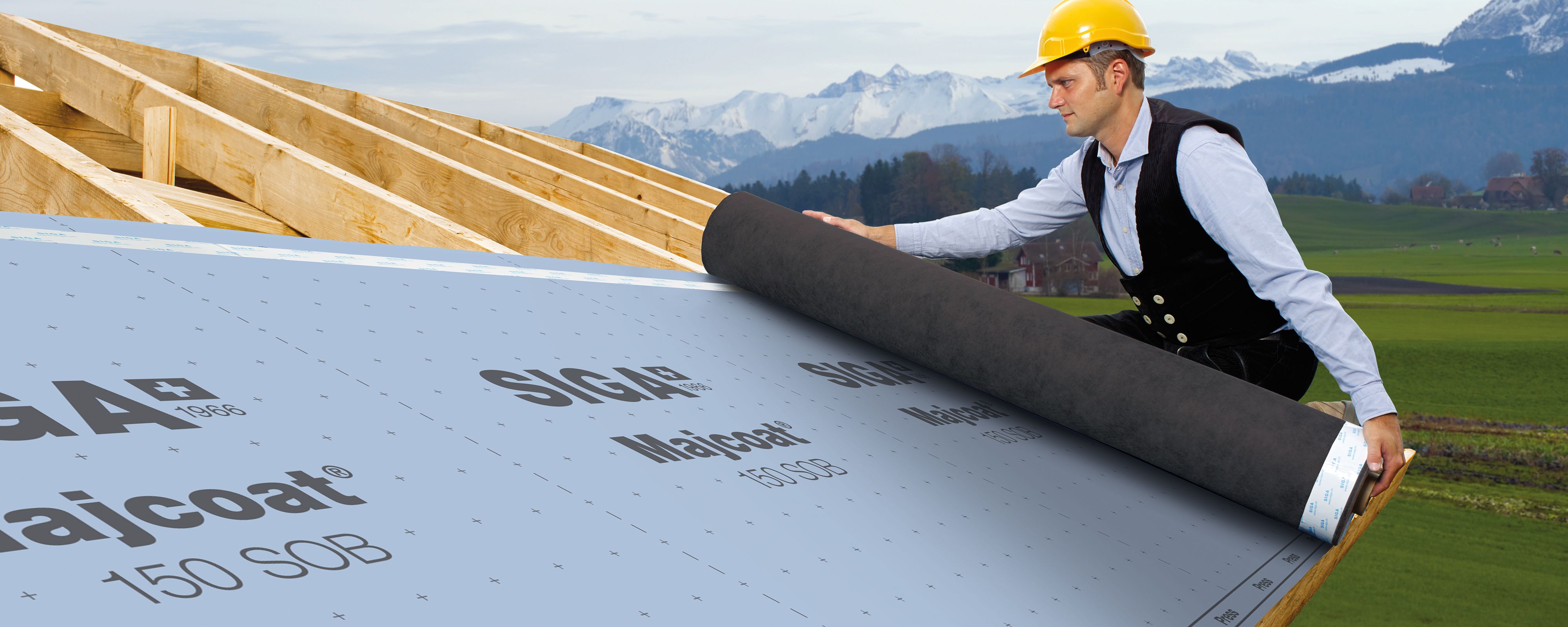 Majcoat® 150 & 150 SOB | Diffusion-open breathable membrane | SIGA